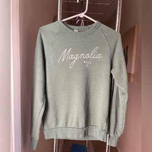 Green Magnolia Sweat Shirt Size Small